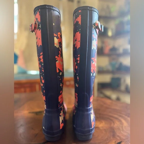 Hunter Multicolor Splash Rain Boots - Picture 3 of 10